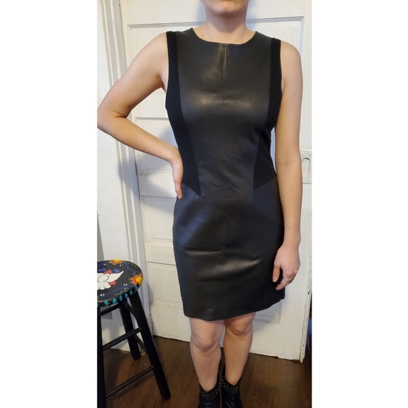 Theory Dresses & Skirts - Theory Leather Dress